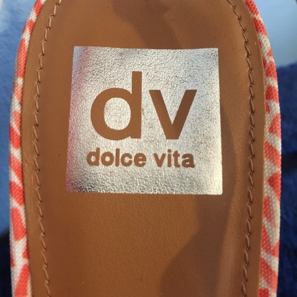 ⭐️ DV by Dolce Vita Print Orange Pumps Size 8.5 - Picture 7 of 8